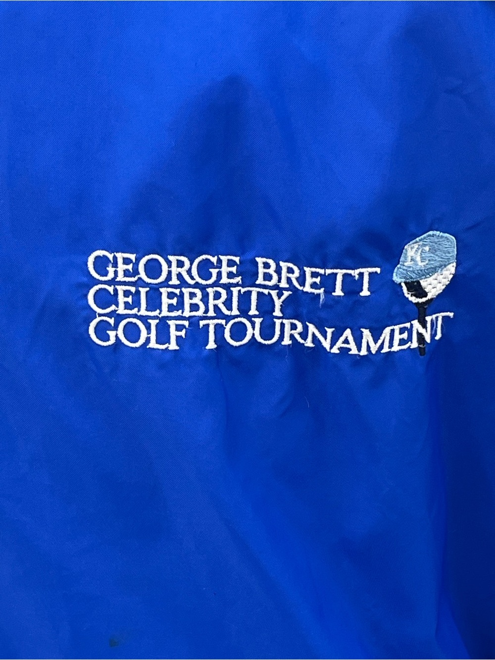 Don-Jac George Brett Celebrity Golf Tournament Mens Vintage  Blue Jacket Large